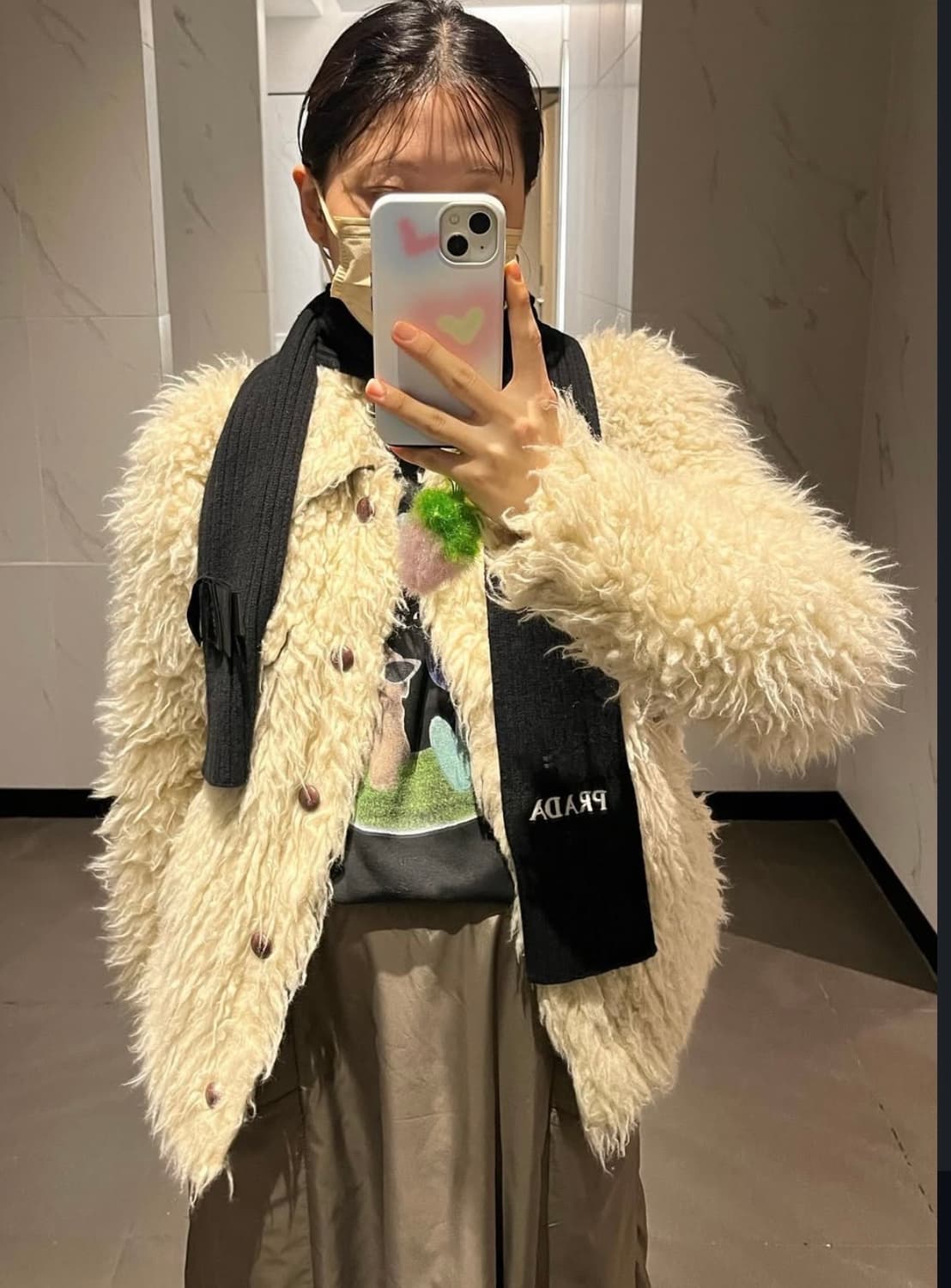 러브코드유 시어링 퍼자켓 상품이미지3