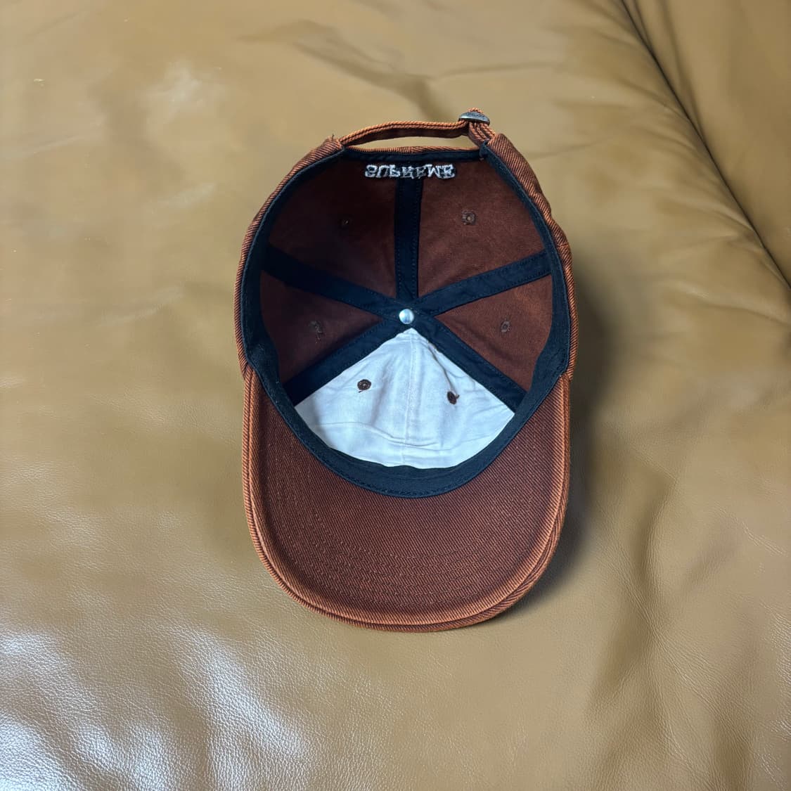 Supreme 슈프림 워시드 브라운 6패널 볼캡 모자 (Brown) 상품이미지6