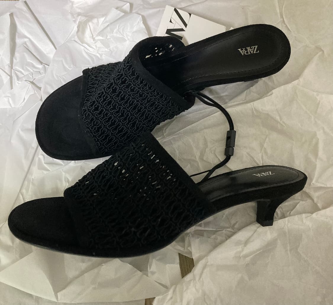 자라 꼬임 키튼힐 37사이즈  상품이미지2