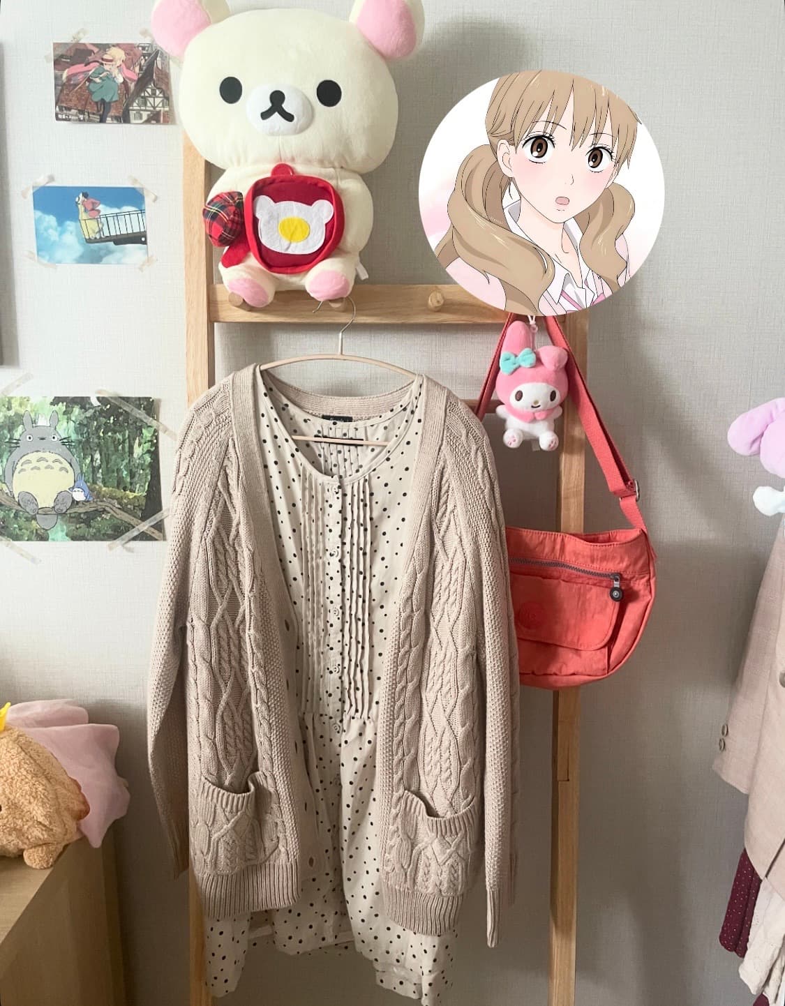 쿠루미 도트핑크 ops 세트 상품이미지1