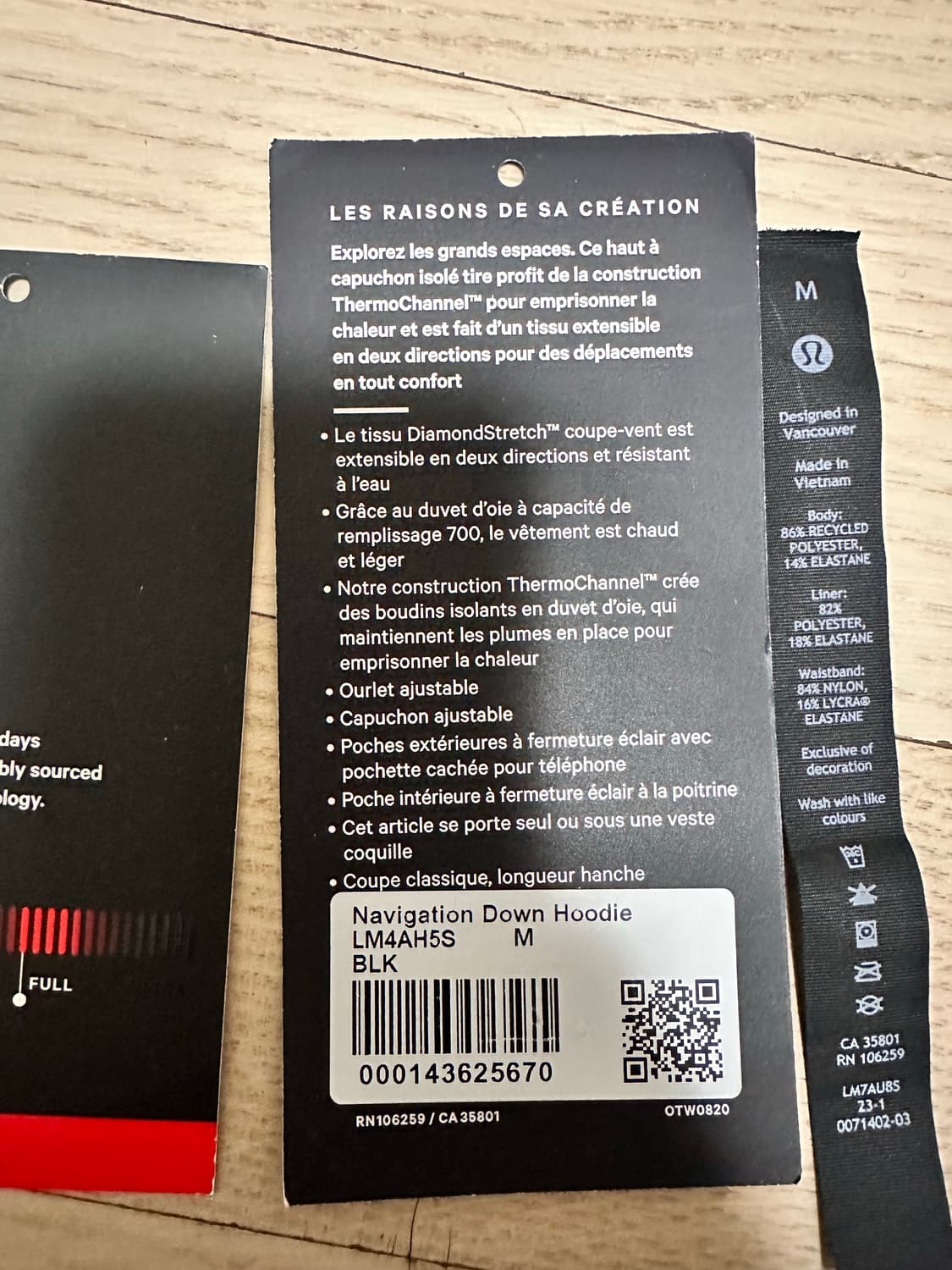 룰루레몬 네비게이션 다운 후디 (구스 다운 패딩) 상품이미지9