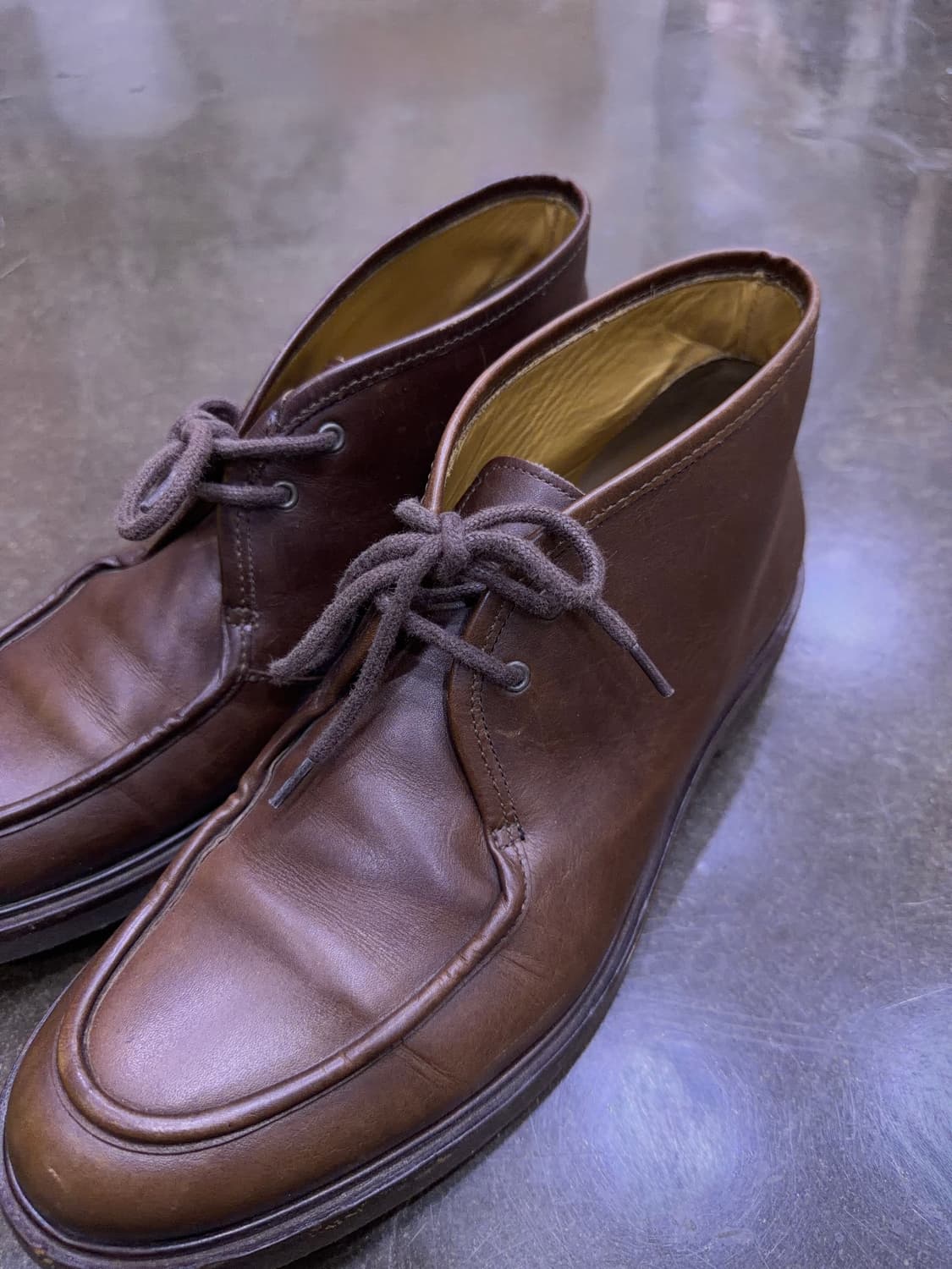 A.P.C. 아페세 에티엔 데저트 레더 부츠 워커 브라운 44 (290) 상품이미지4