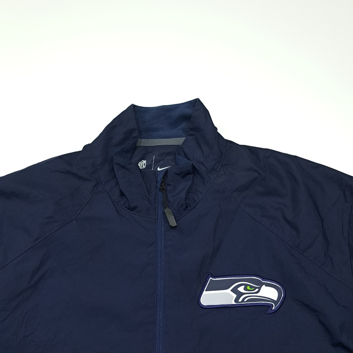 CK143 L 나이키 NFL 씨호크스 다크네이비 바람막이 반팔 아노락 상품이미지2