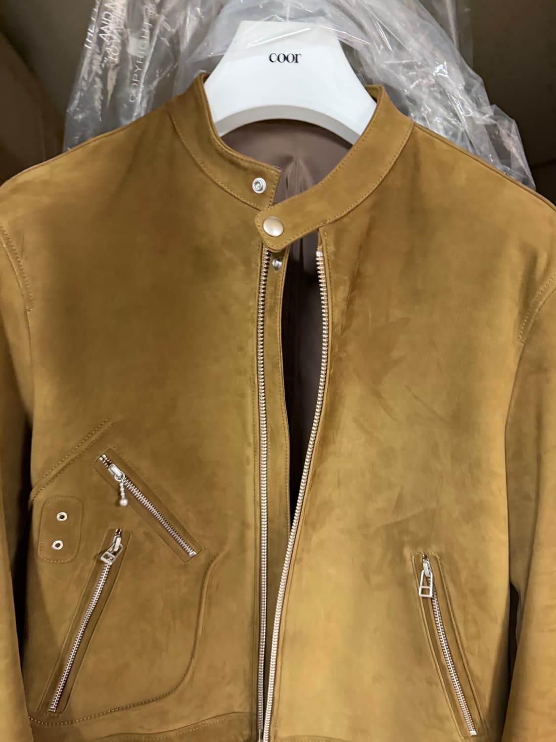 쿠어 26ss D포켓 바이커 자켓M 상품이미지3