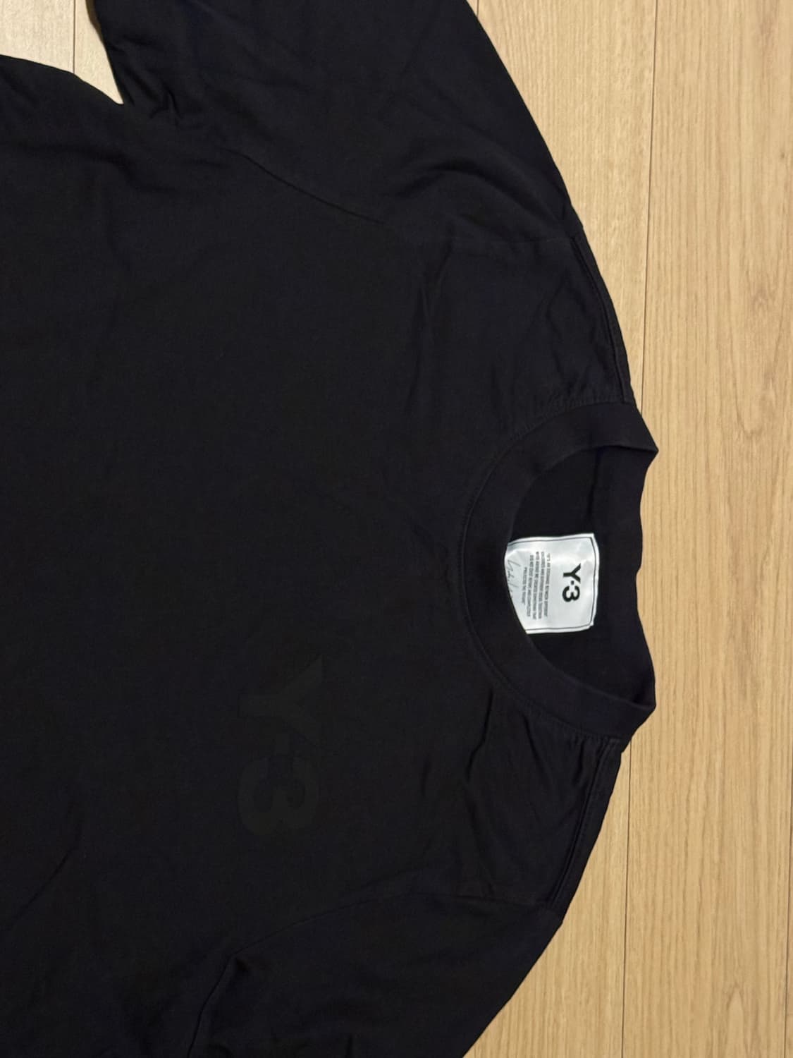 Y-3 요지 야마모토 블랙 슬리브 상품이미지1