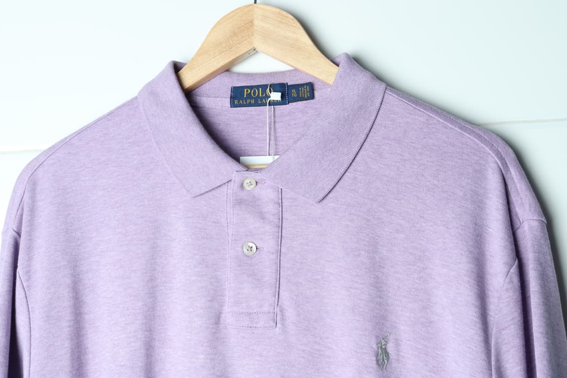 (L-3XL) 폴로 랄프로렌 반팔 카라 티셔츠 USA 연보라-H30557 상품이미지7