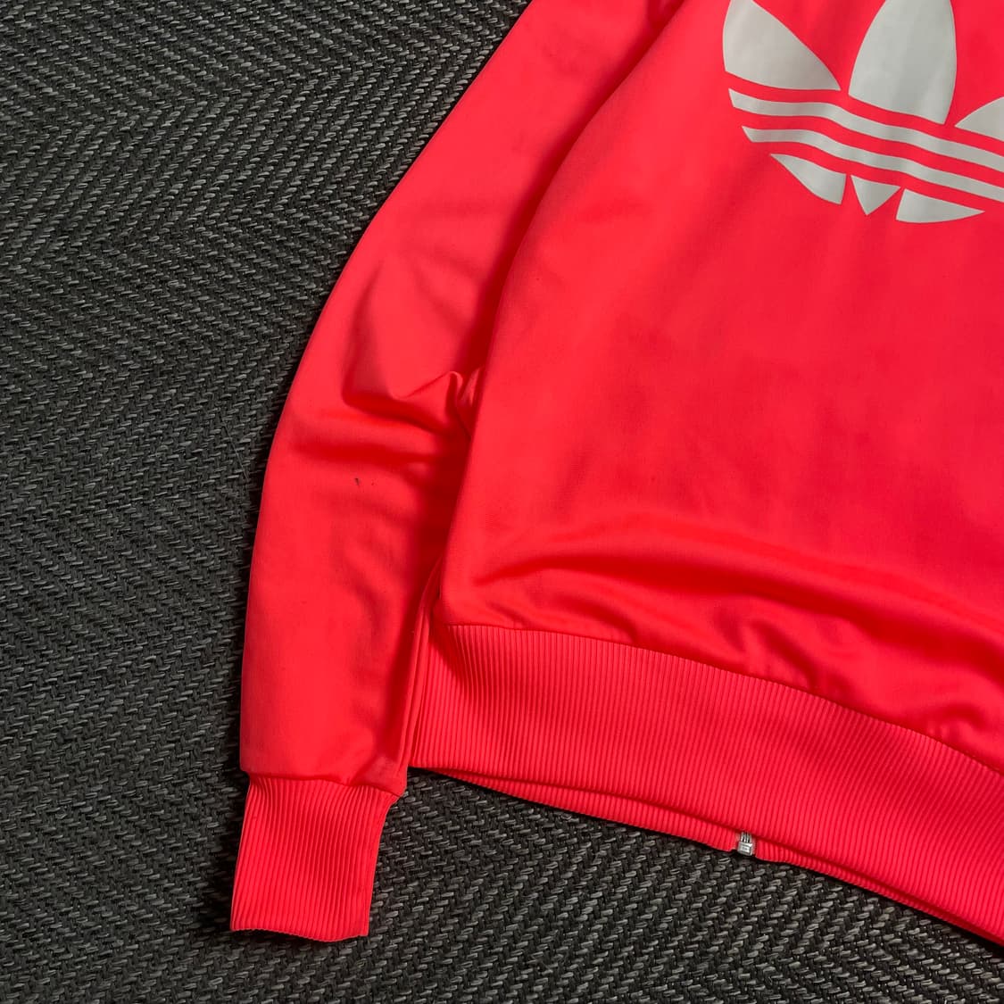 아디다스 우먼스 파이어버드 빅로고 네온 핑크 트랙탑 져지o 4780 상품이미지7