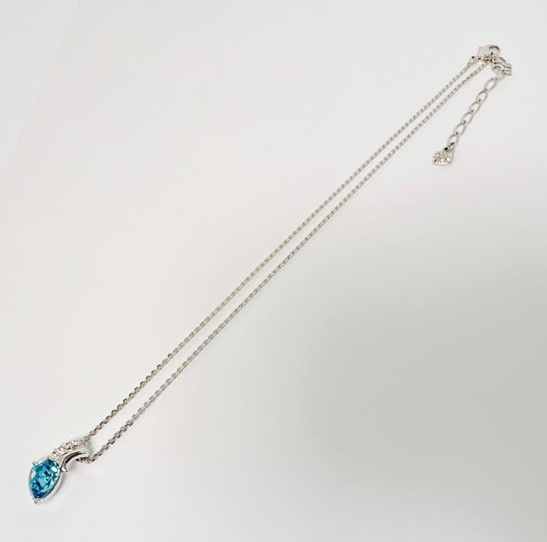 스와로브스키 정품 크리스탈 아쿠아 블루 목걸이 박스 및 태그 포함 상품이미지5