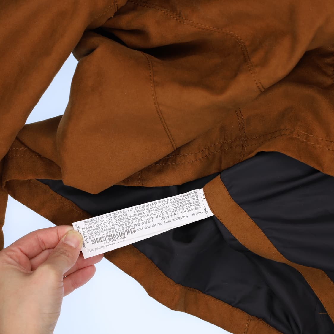 XL 자라맨 스웨이드 자켓 0126H1 상품이미지4