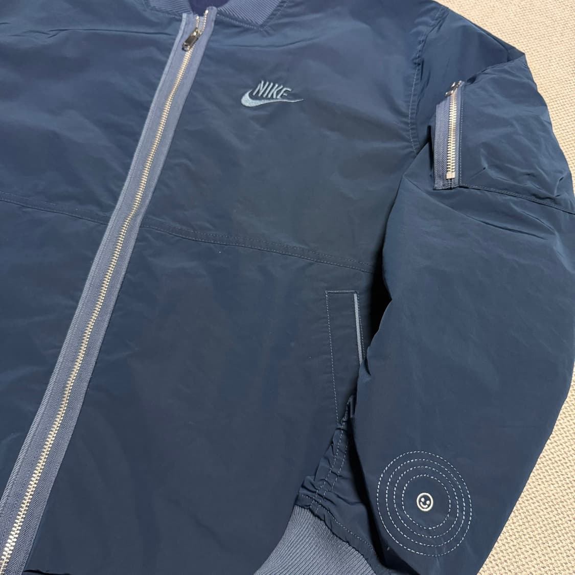 나이키 빅로고 나일론 봄버 자켓 상품이미지3