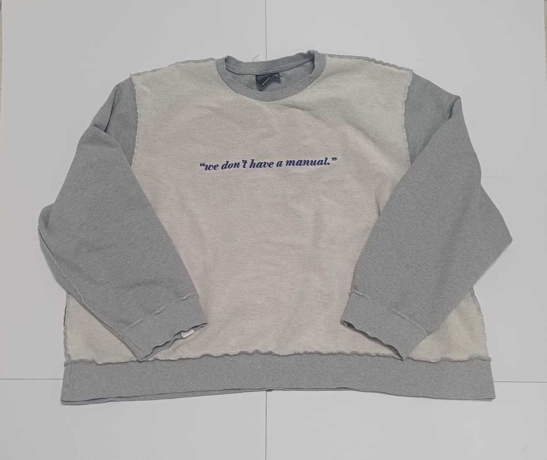 5번이상착용 XL 노메뉴얼 리버시블 맨투맨 상품이미지2