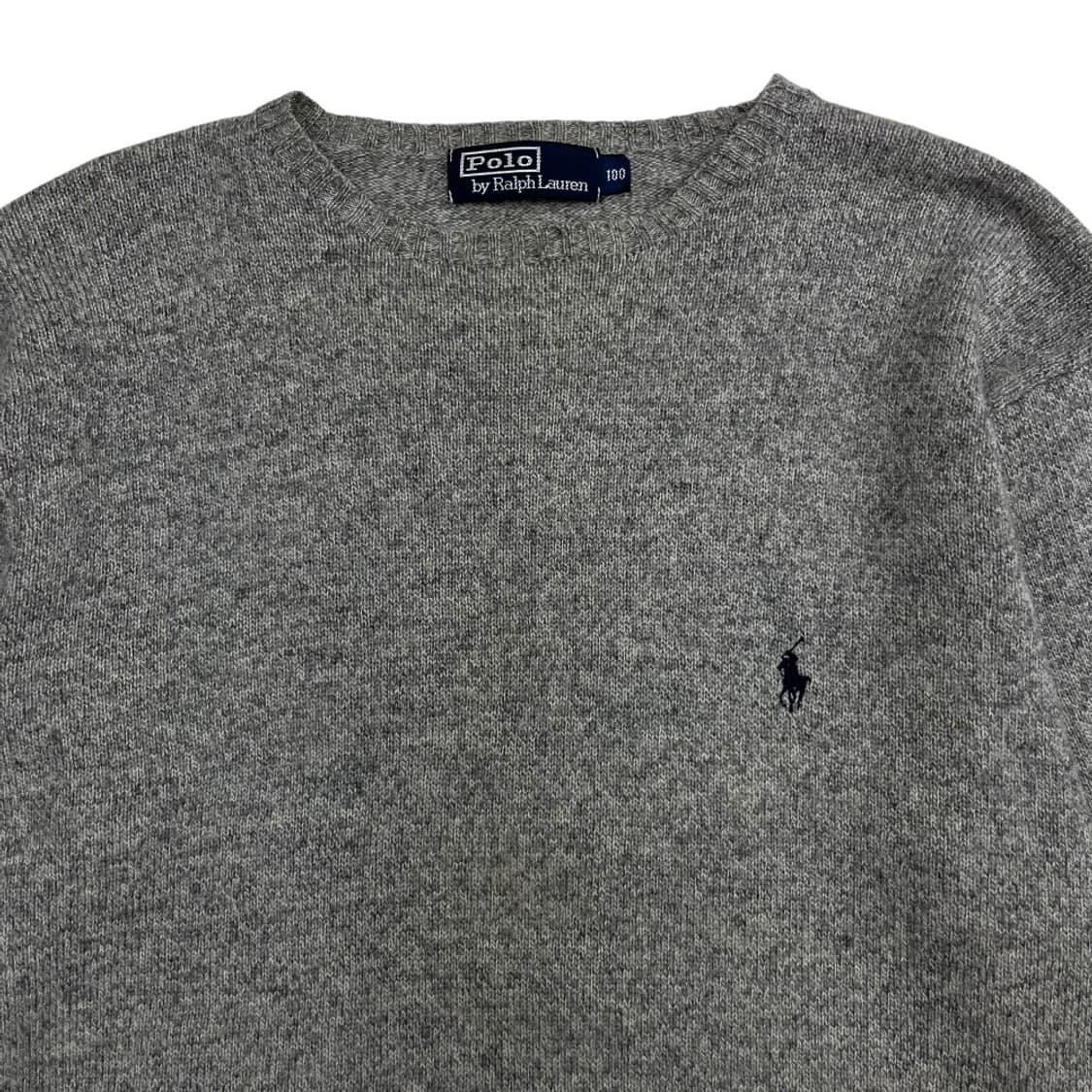 폴로 랄프로렌 90's 네이비포니 그레이 니트 100 상품이미지4