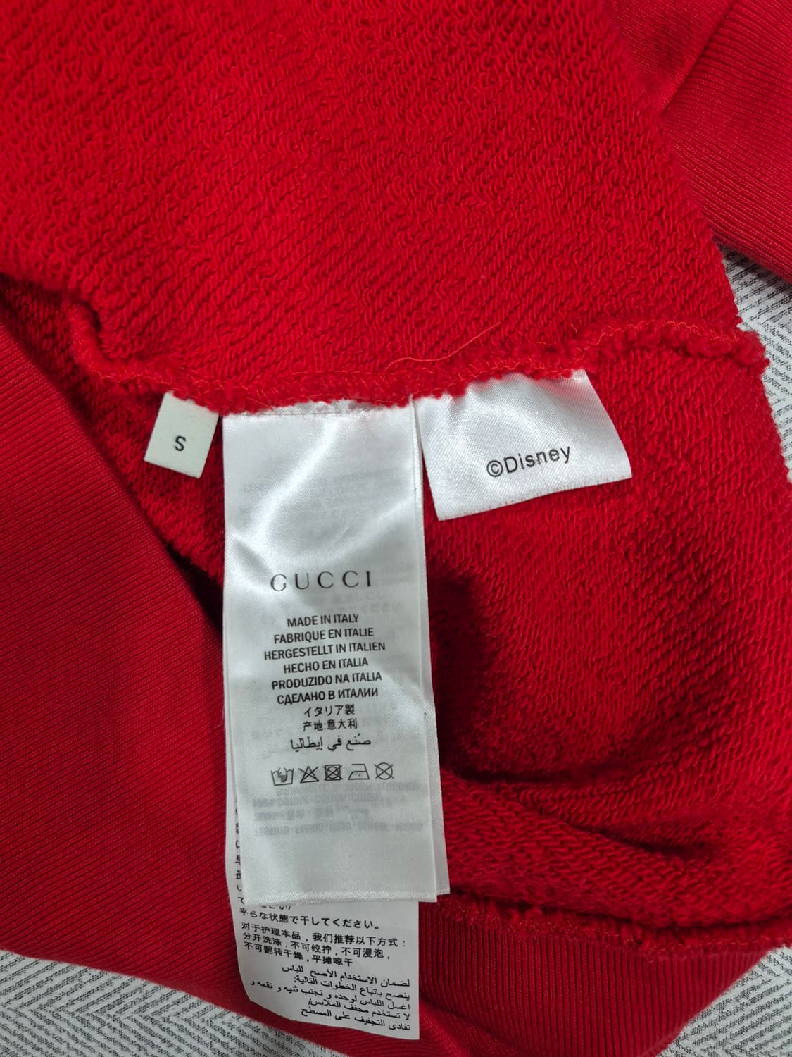 구찌 디즈니 백설공주 맨투맨 S사이즈 상품이미지6