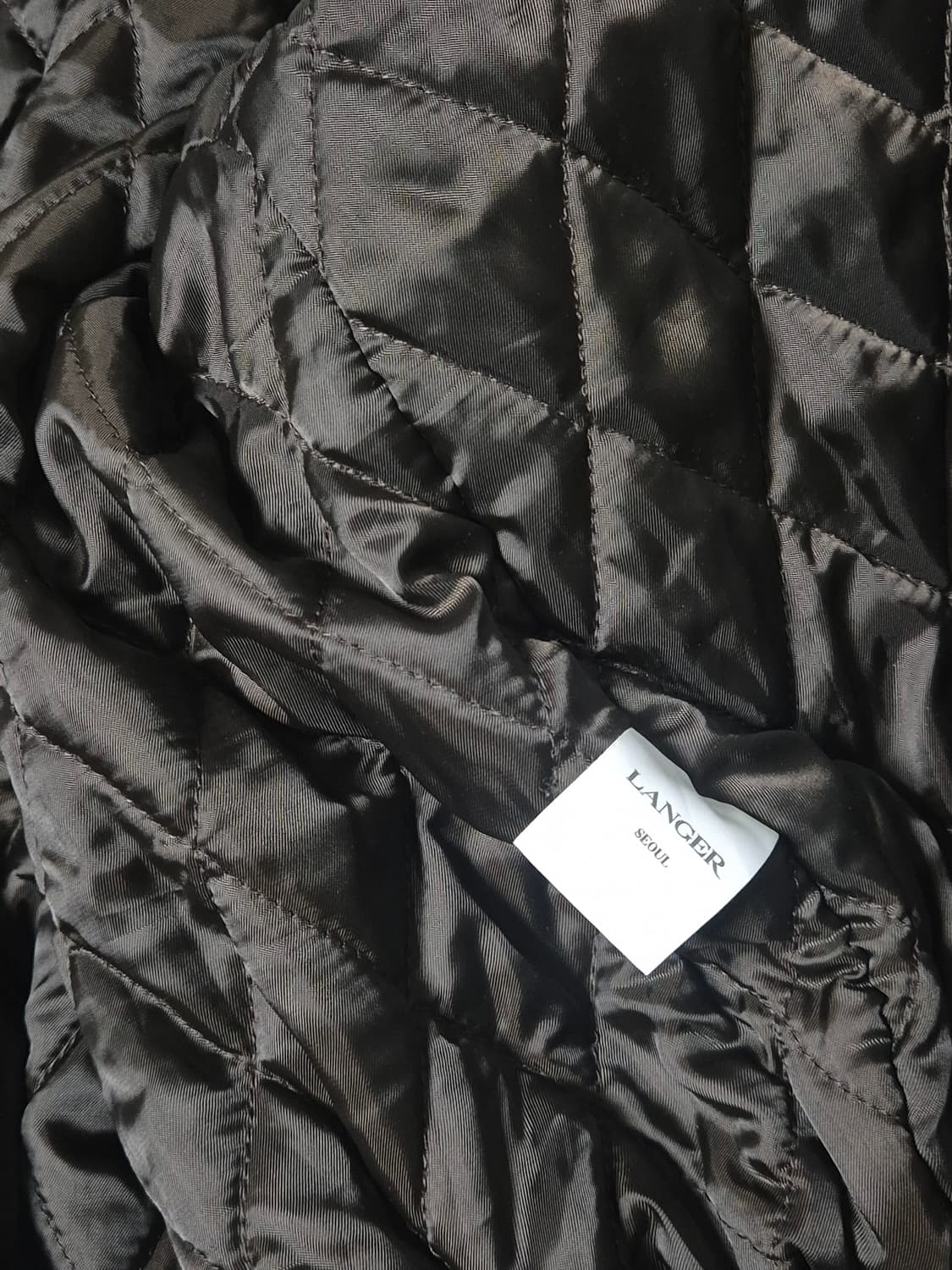 랑거 워시드 레더자켓 브라운 상품이미지8