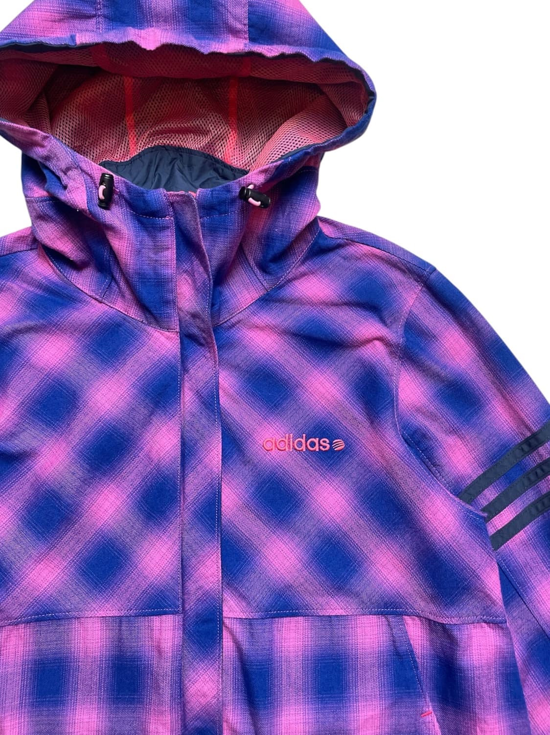 아디다스 체크 바람막이 상품이미지2