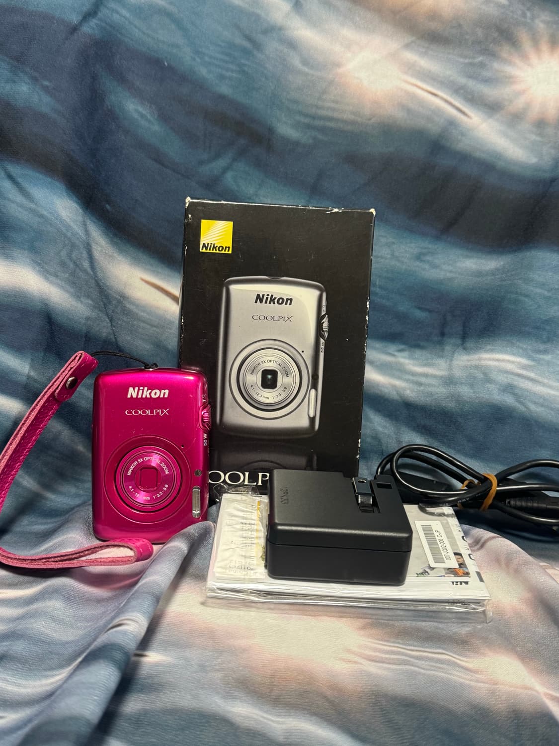 작례⭕️) 니콘 s01 분홍 카메라 🩷/풀박스✨ 상품이미지1