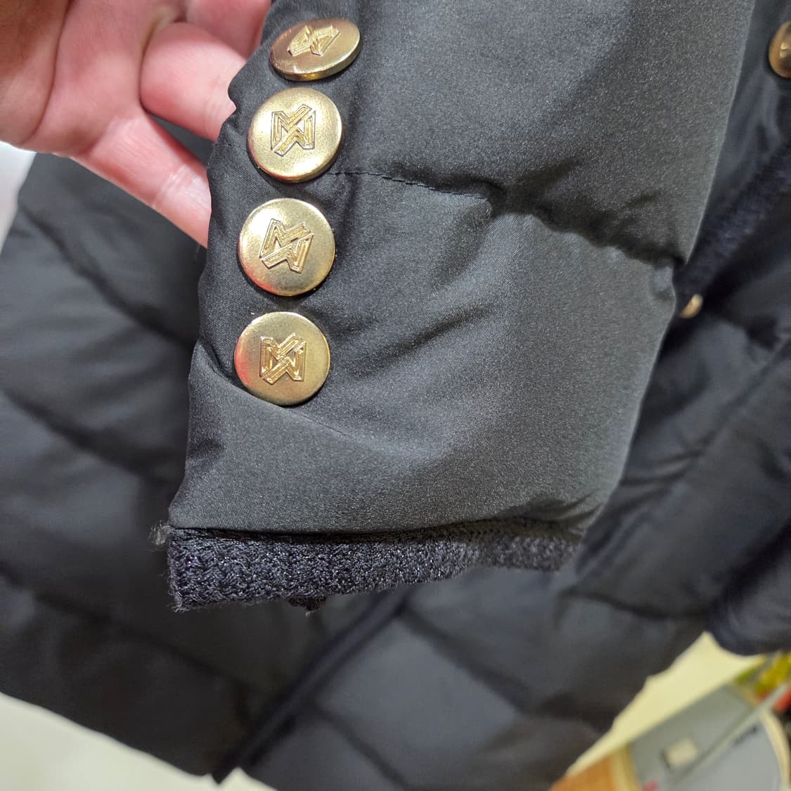 미샤 구스 롱 패딩 상품이미지5