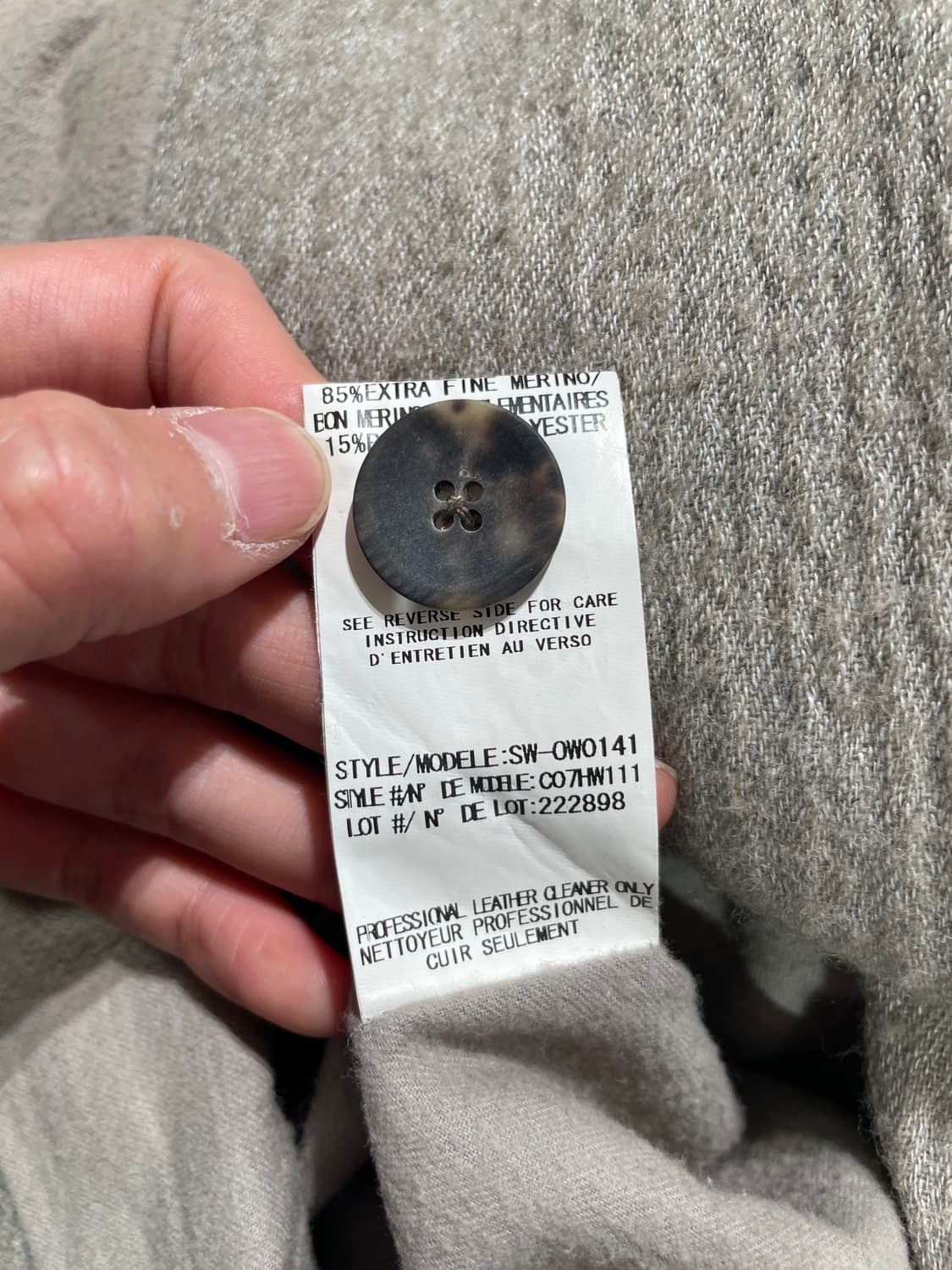 헬무트랭 12A/W 윌로우 펠트 코트 상품이미지9