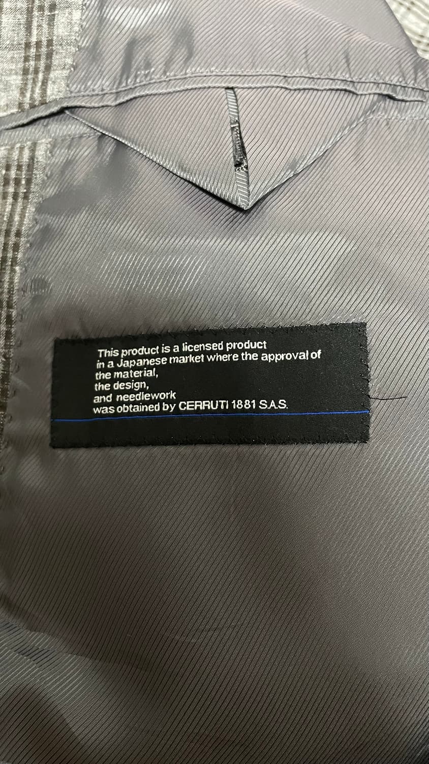 [CERRUTI 1881] Pure Linen Check Blazer 상품이미지7