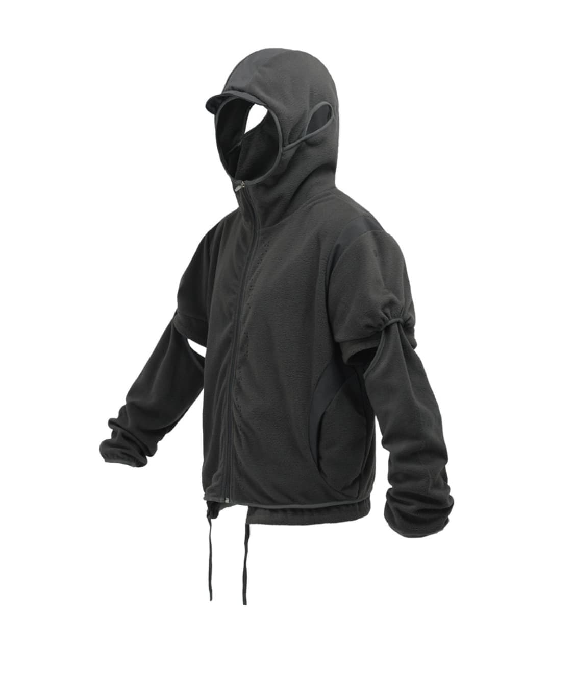 오호스 이어홀 후디 플리스 집업 상품이미지1