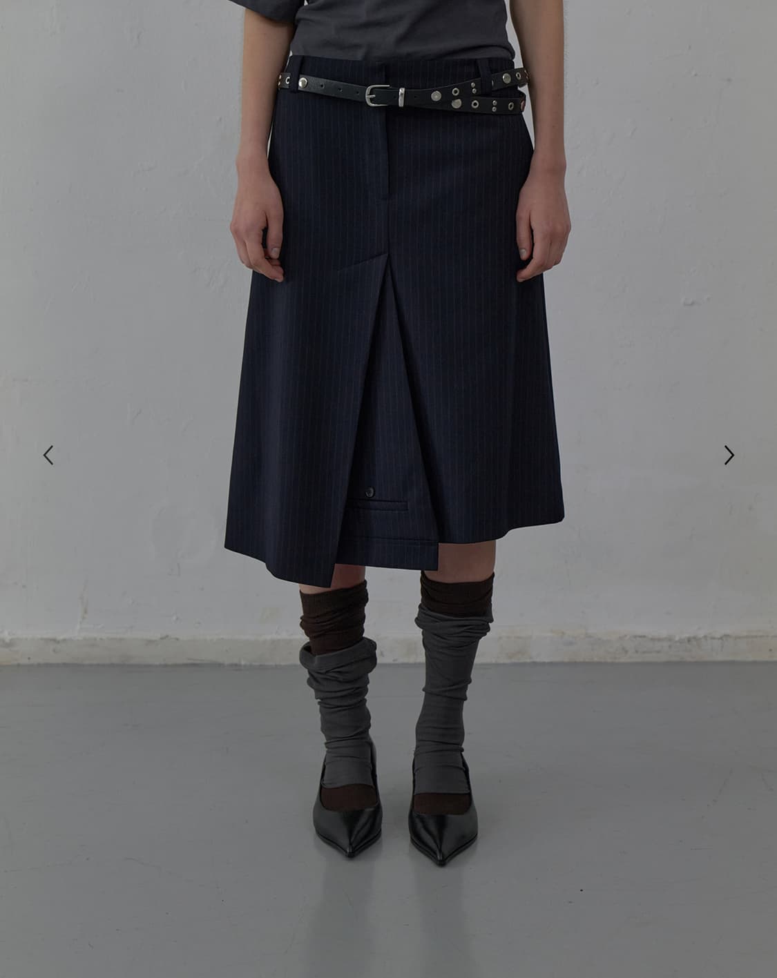 Lcdc 스프라이트 테일러드 미디 스커트 상품이미지1