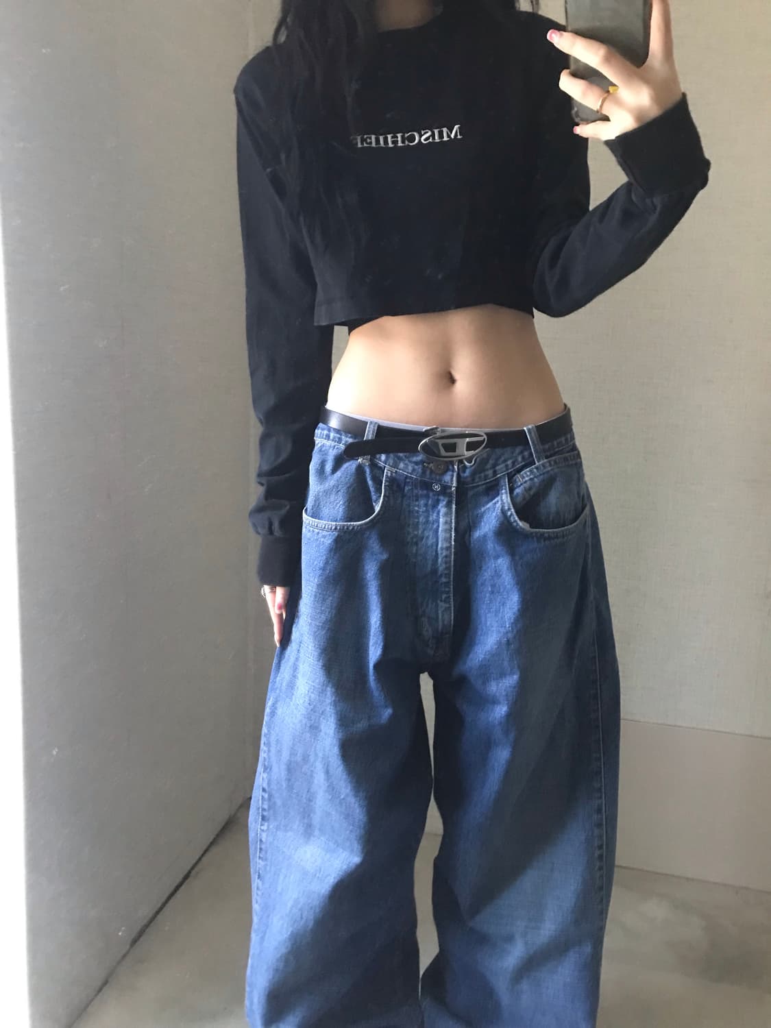 미스치프 크롭 롱슬리브 상품이미지6