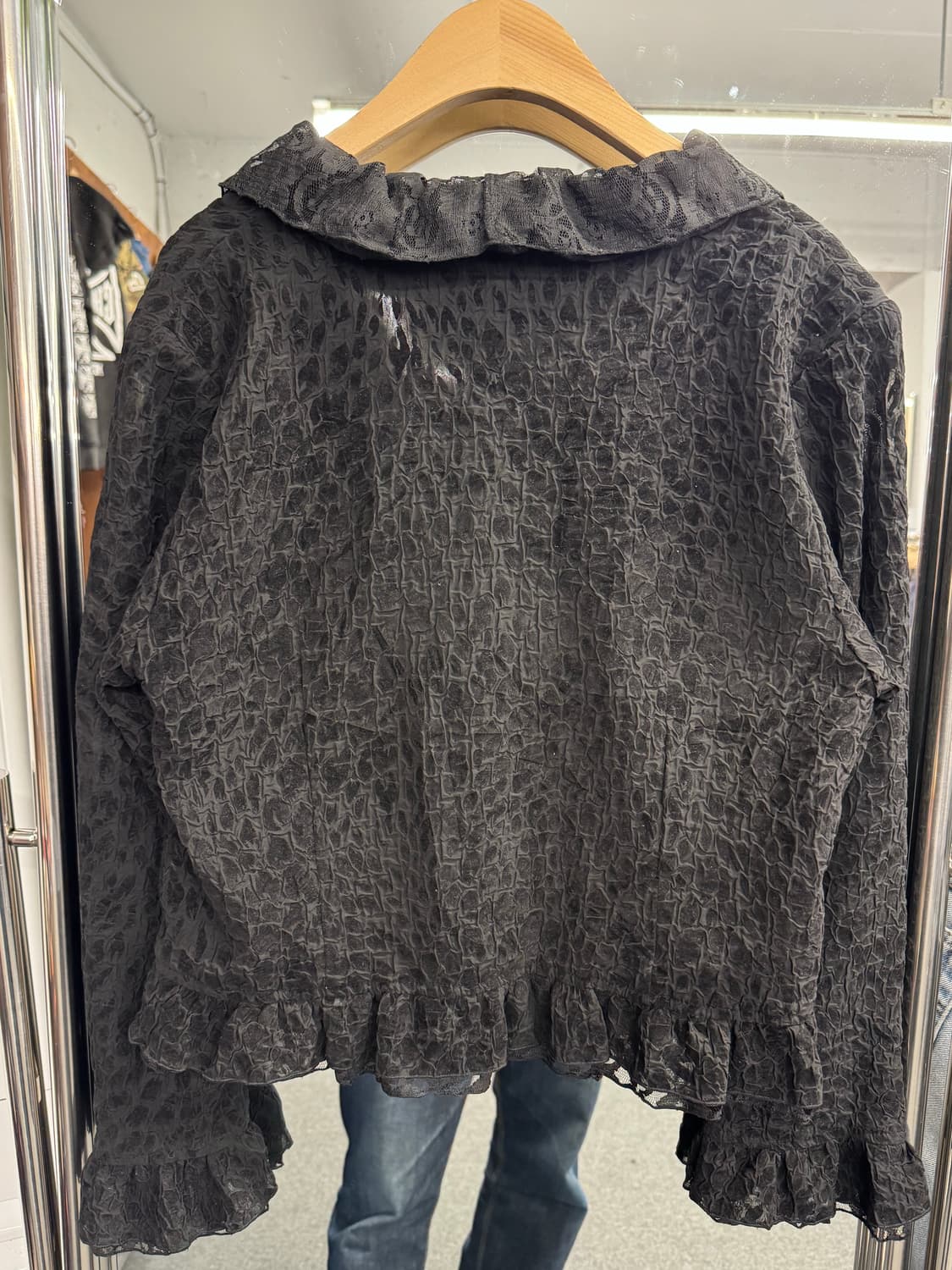 japanese vintage Cinderella 레이스프릴 볼레로 자켓 상품이미지4