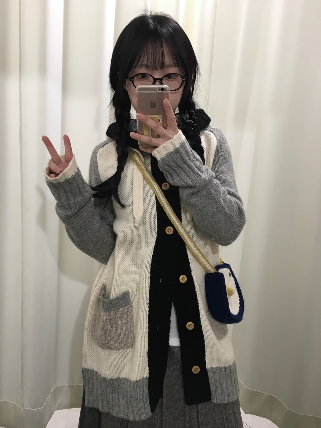 펭귄 뜨개 가방 상품이미지4