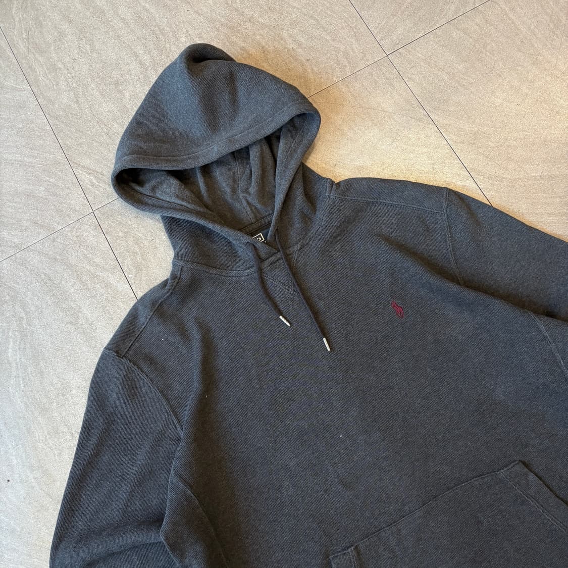 폴로 국내 정품 그레이 후드 상품이미지2