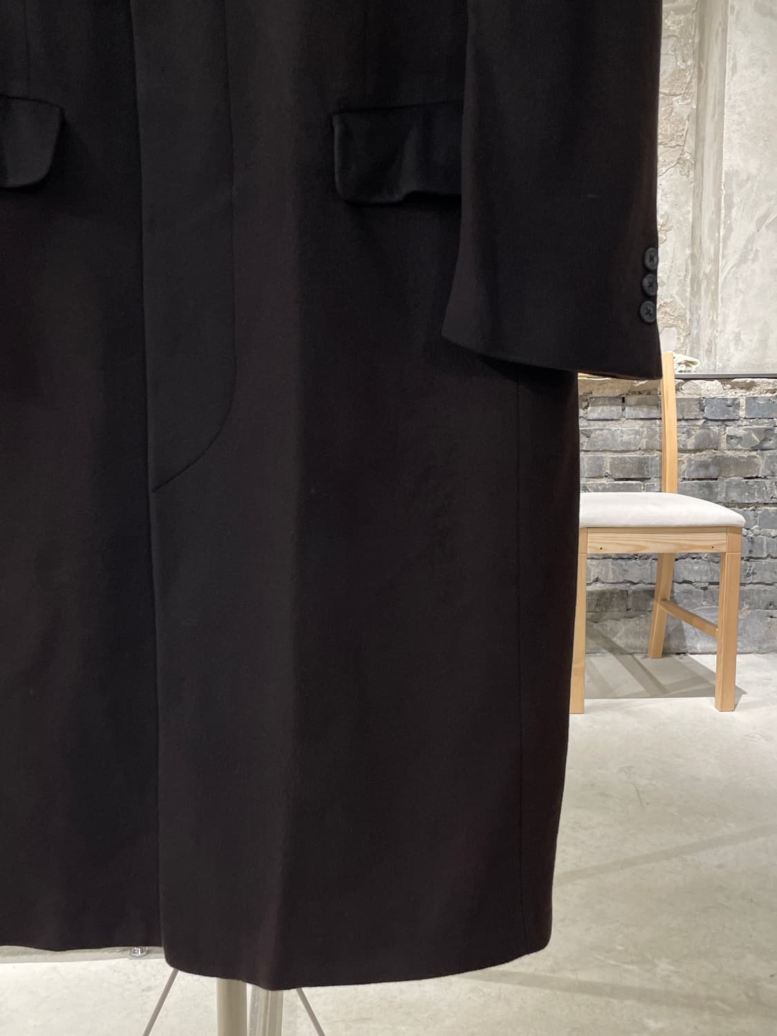 버버리 다크 버건디 클래식 캐시미어 코트 상품이미지5