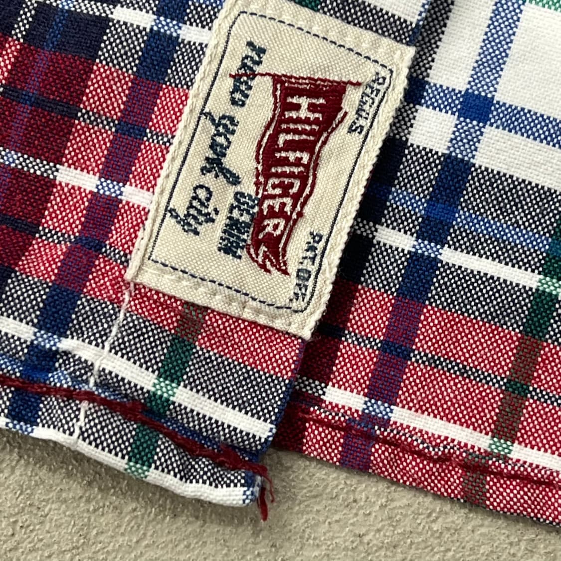 타미힐피거 자수 체크셔츠 s10681 상품이미지6