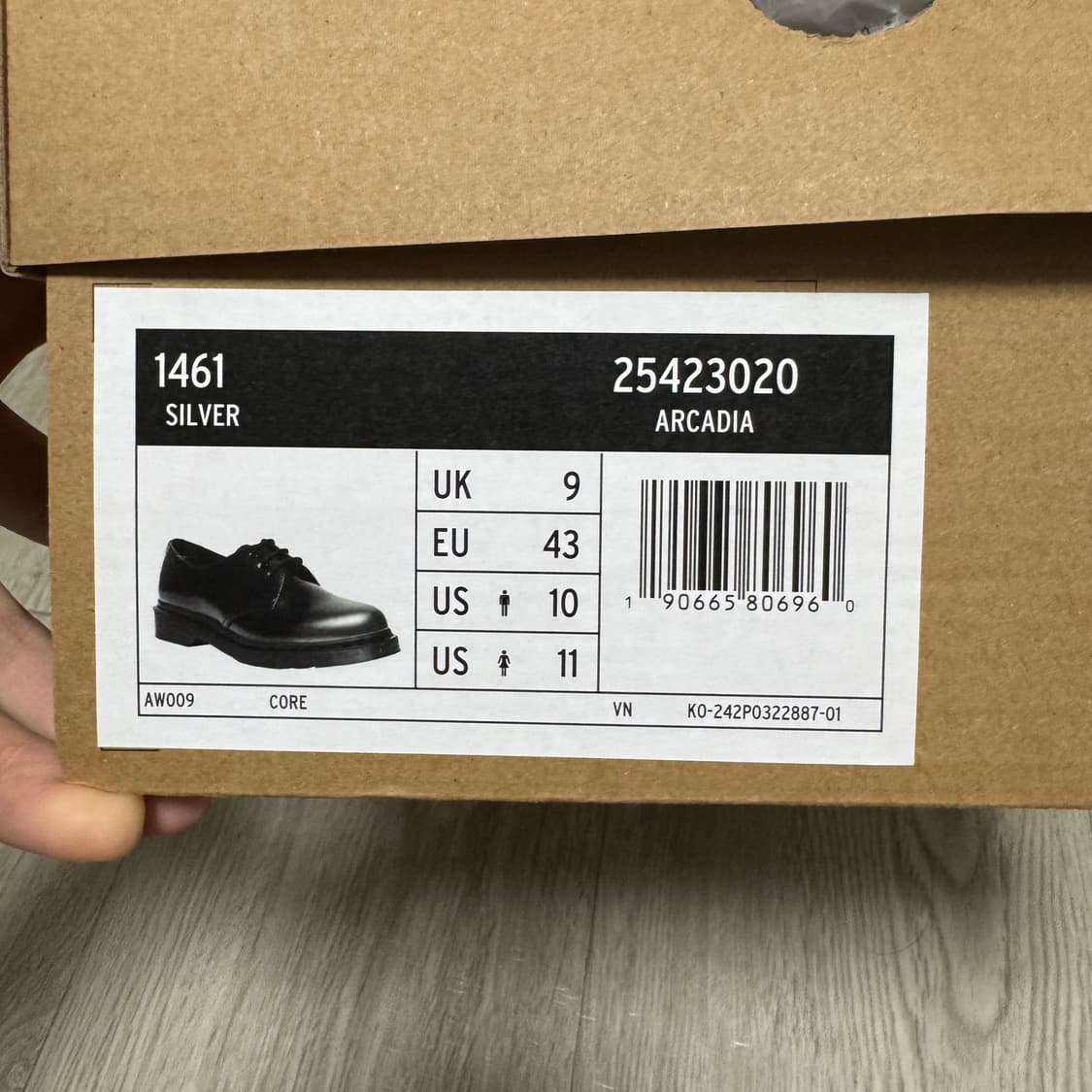 [280,UK9] 닥터마틴 실버 아르카디아 상품이미지7