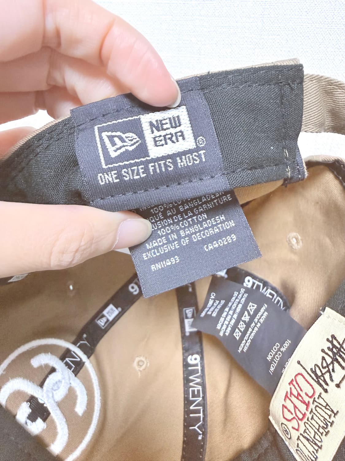 스투시 SS 링크 9트웬티 볼캡 카키  상품이미지5