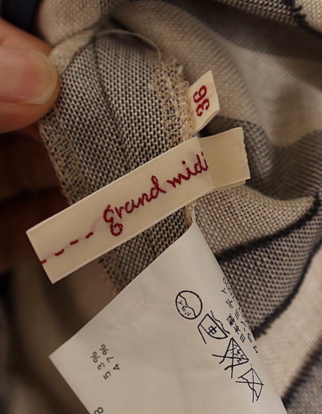 grand midi Pattern Wrap Skirt (26~27 상품이미지8