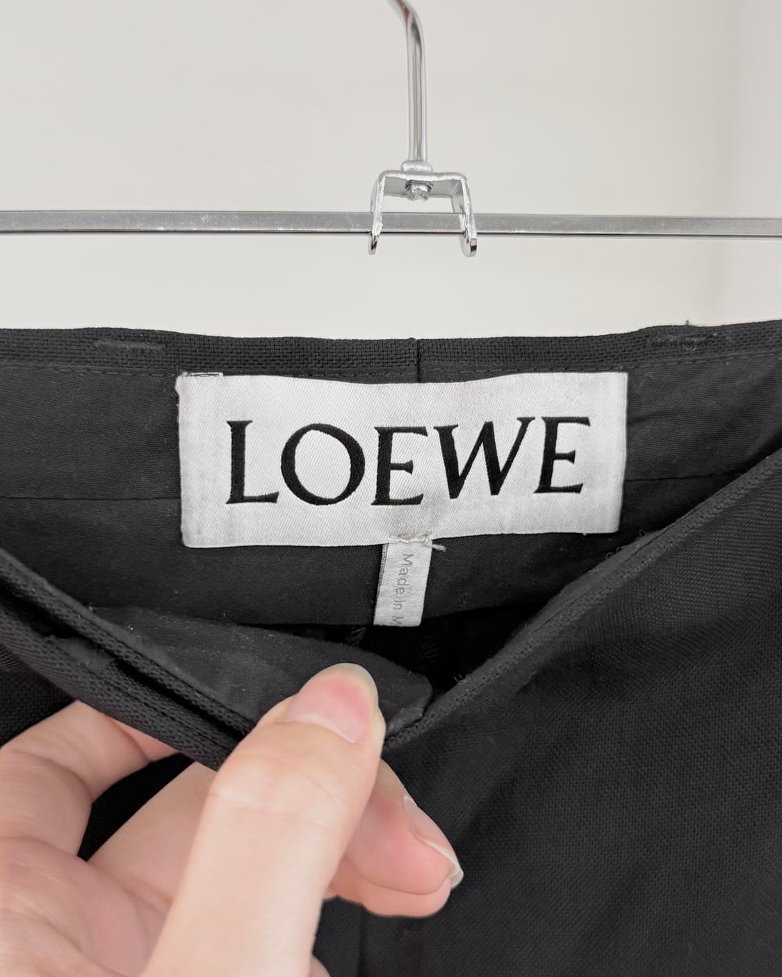 로에베 블랙 스트레이트 트라우저  상품이미지7
