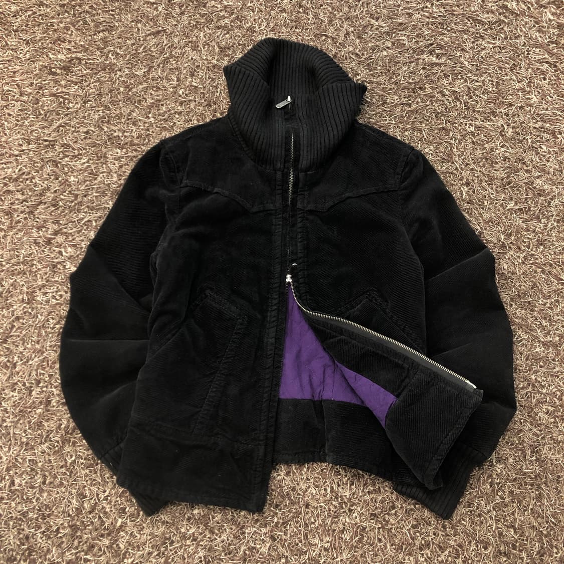 아르마니 익스체인지 투웨이 집업 하이넥 자켓 상품이미지1