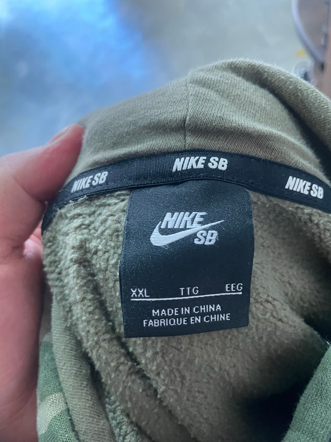 나이키 SB 카모 후드 XXL 상품이미지5