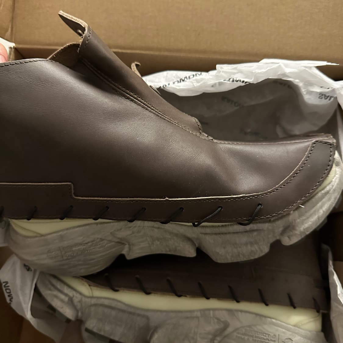 살로몬 x 란라 SKOR 블리치드 샌드 알파파 245 상품이미지7