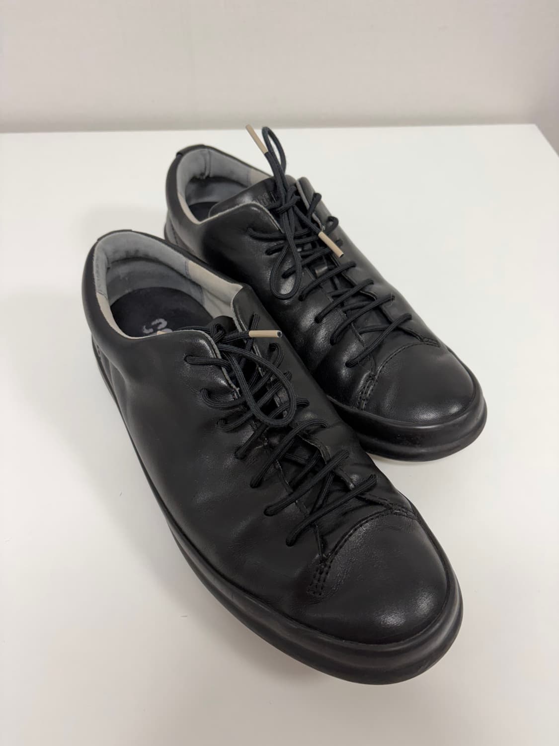 270) 캠퍼 차시스 레더 슈즈 블랙(42) 상품이미지2