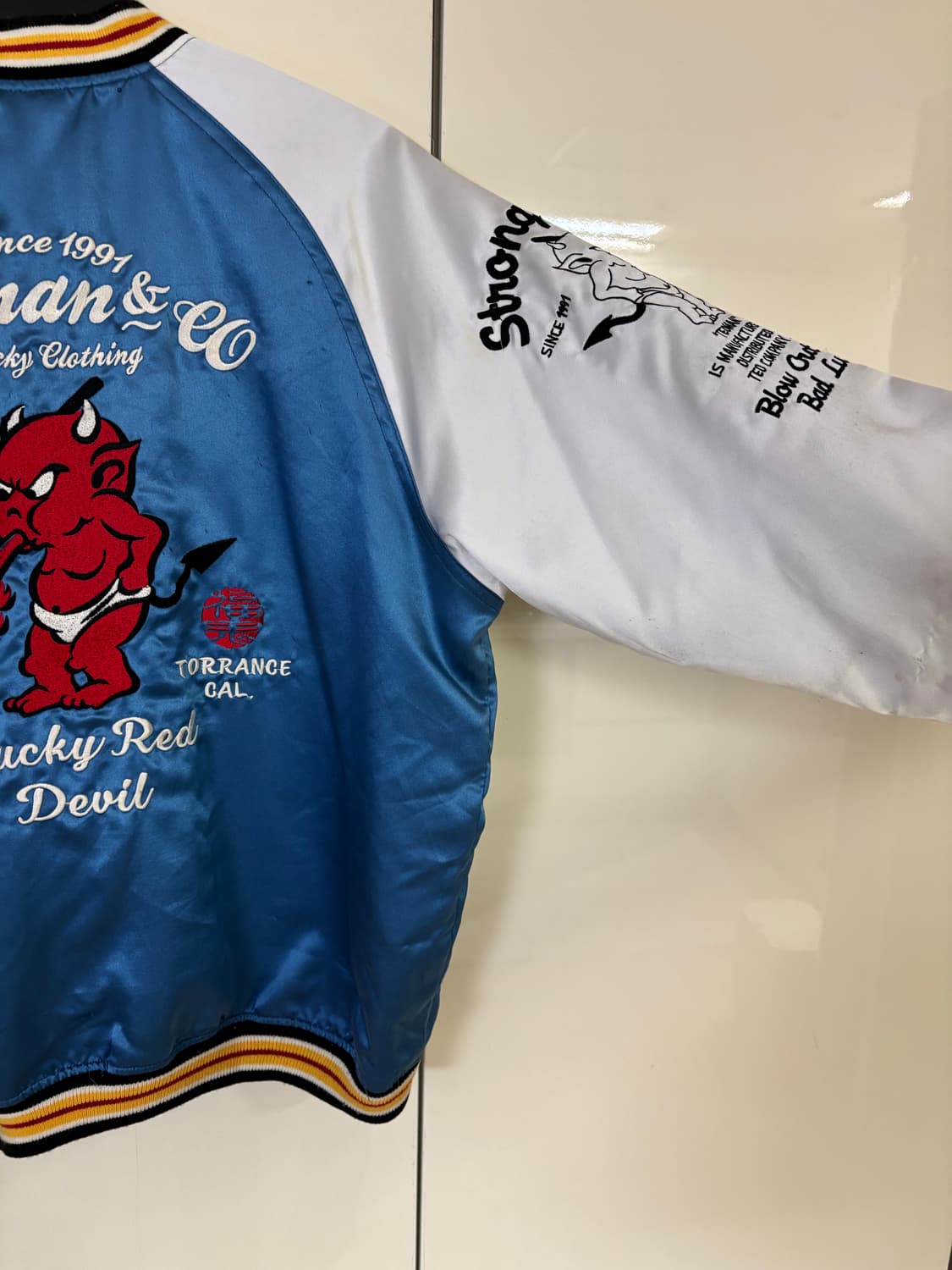 테드맨 Lucky Red Devil 자수 스카잔 상품이미지3