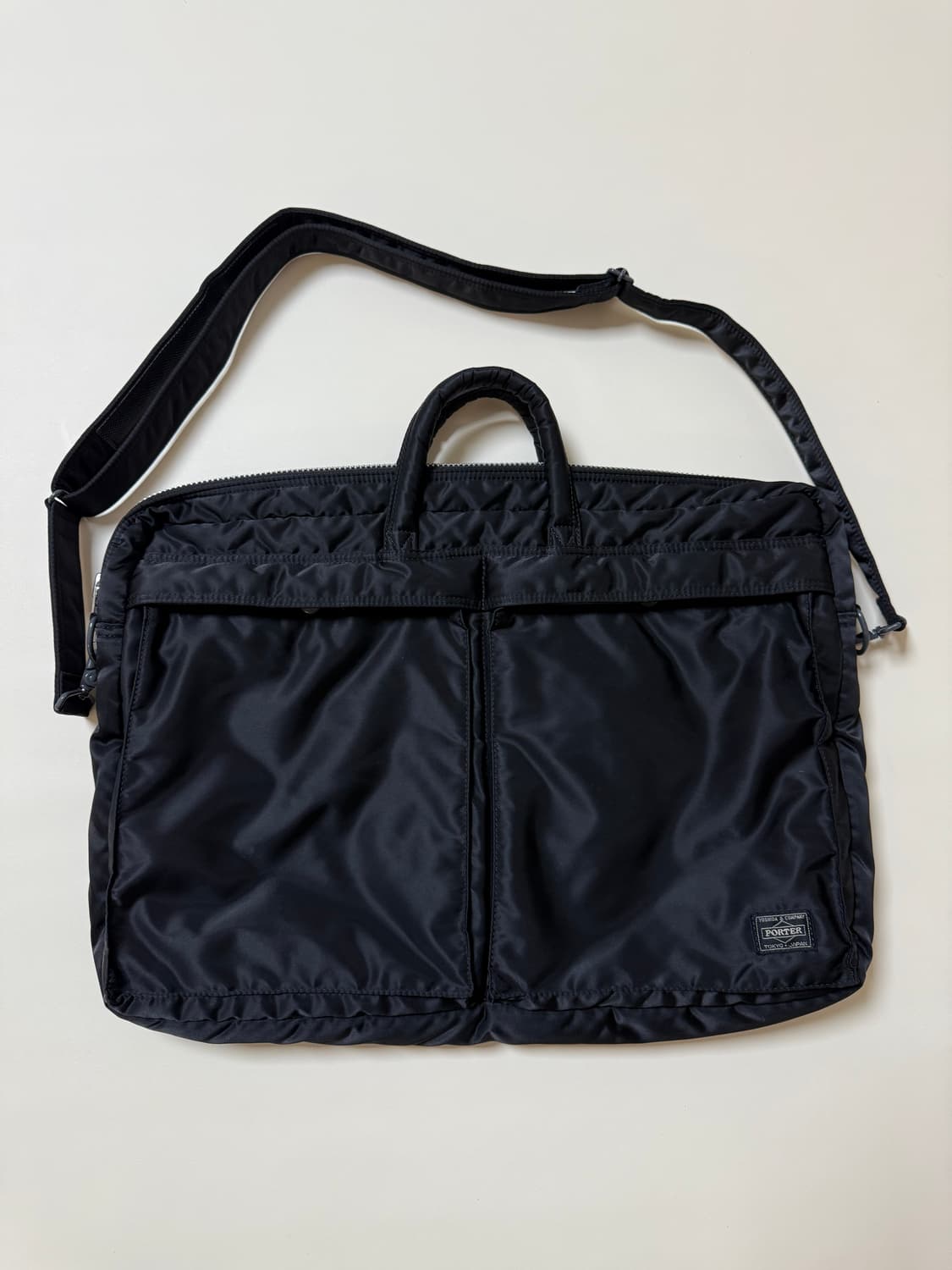 (초미품)PORTER 포터 탱커 2way 브리프케이스 블랙 상품이미지1