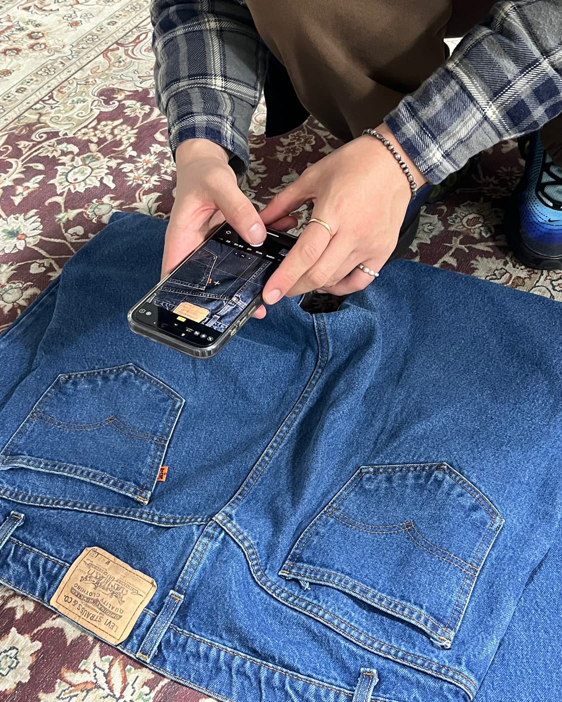 90s Levi’s orange tab Denim Patants  상품이미지4