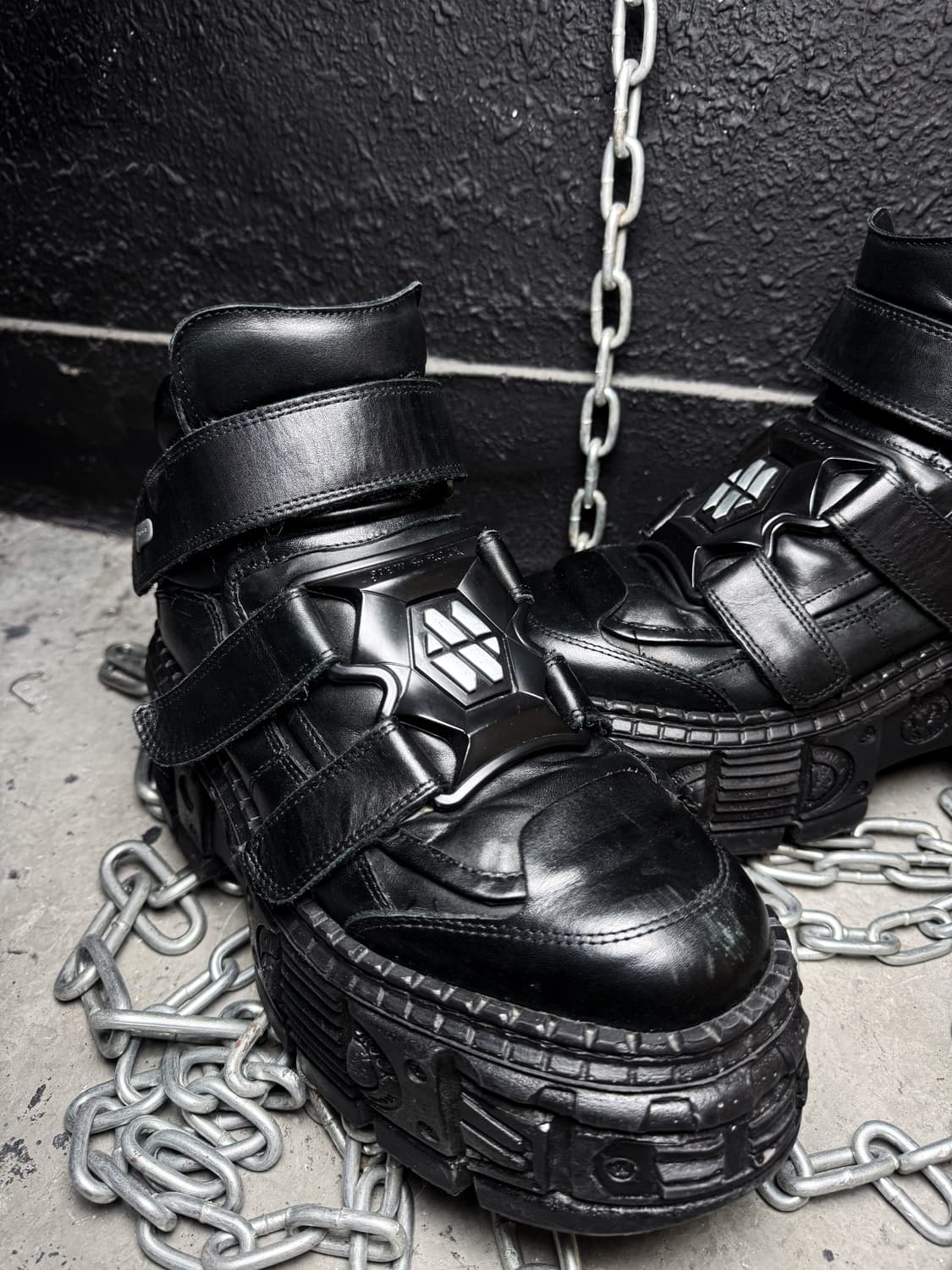 New Rock – Tower Sole Leather Boots 상품이미지3