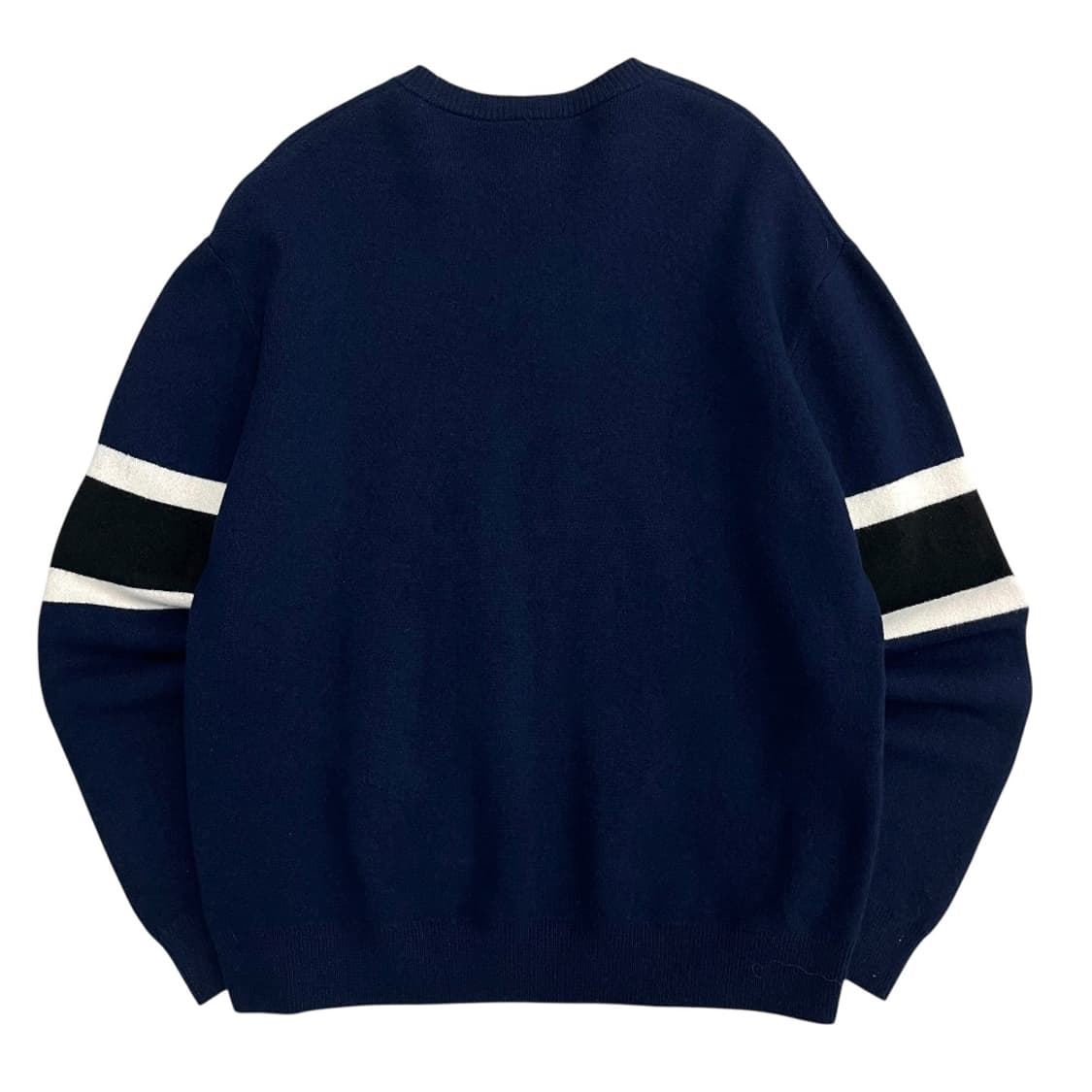 라코스테 화이트배색 네이비 니트 L 상품이미지3