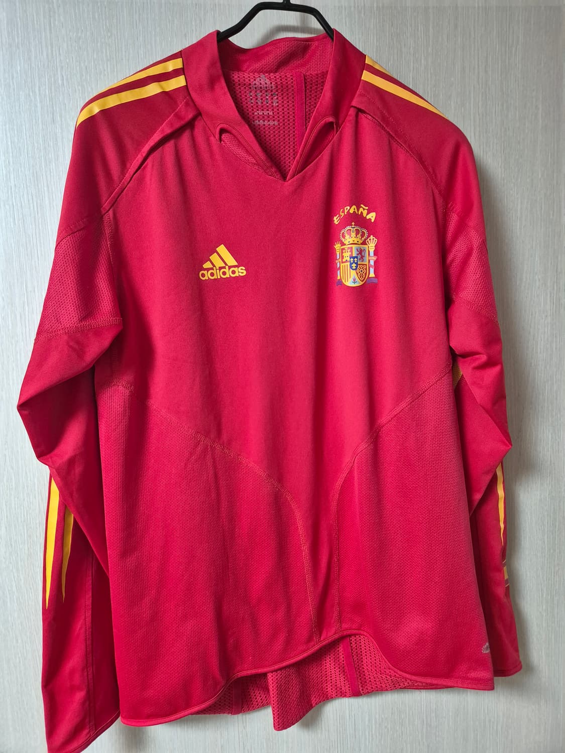 (정품) 아디다스 스페인홈 04-06 긴팔 선수지급용 유니폼 M 상품이미지1