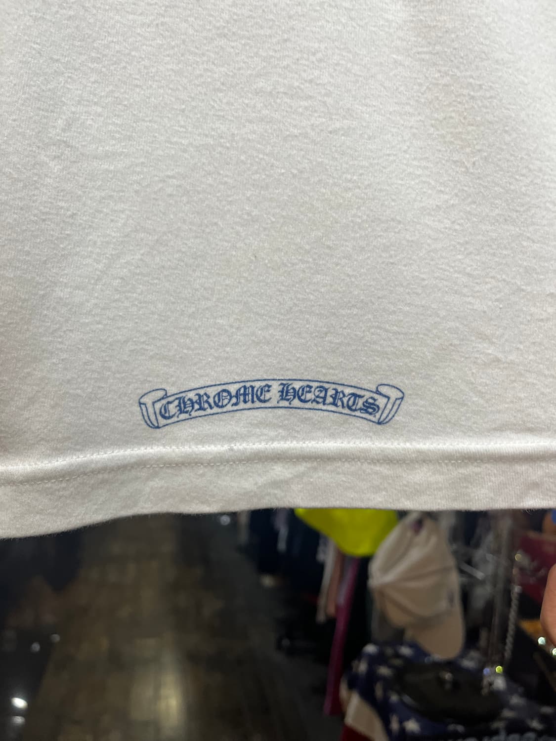 Chrome Hearts 크롬하츠 베이스볼 롱슬리브 라글란 티셔츠 화이 상품이미지7