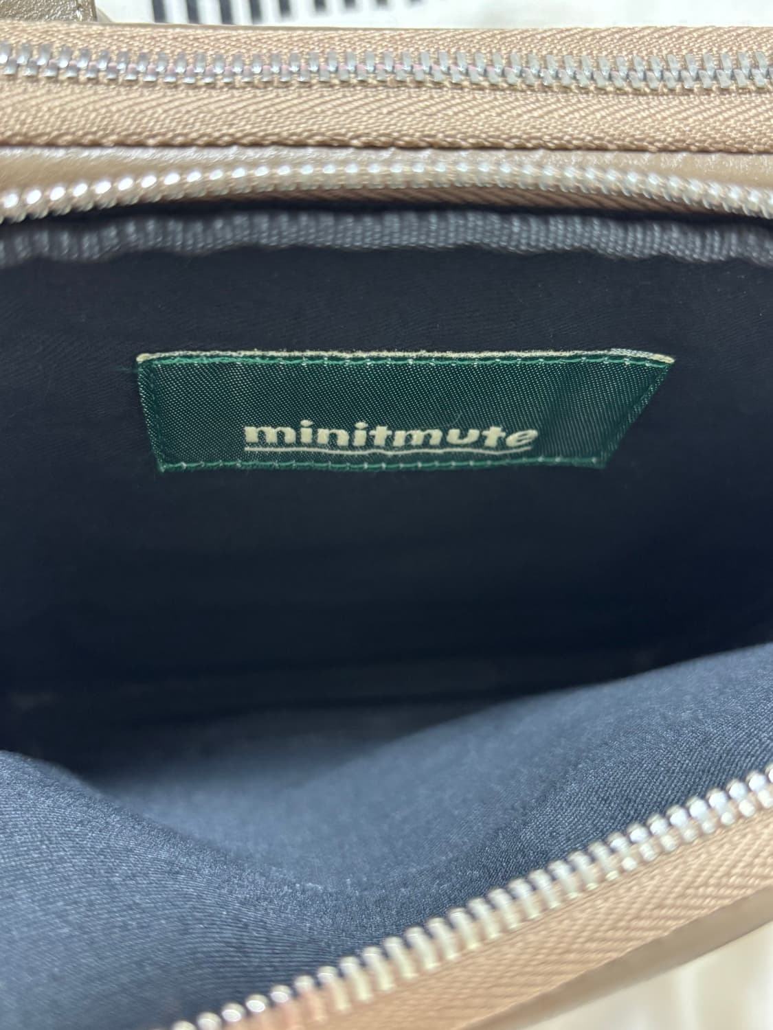 미닛뮤트 트윈스퀘어백 그레이베이지 상품이미지7