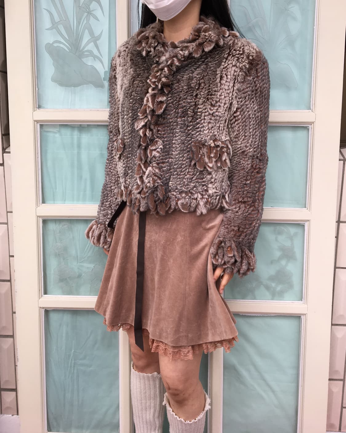 fur ruffle jacket 상품이미지7