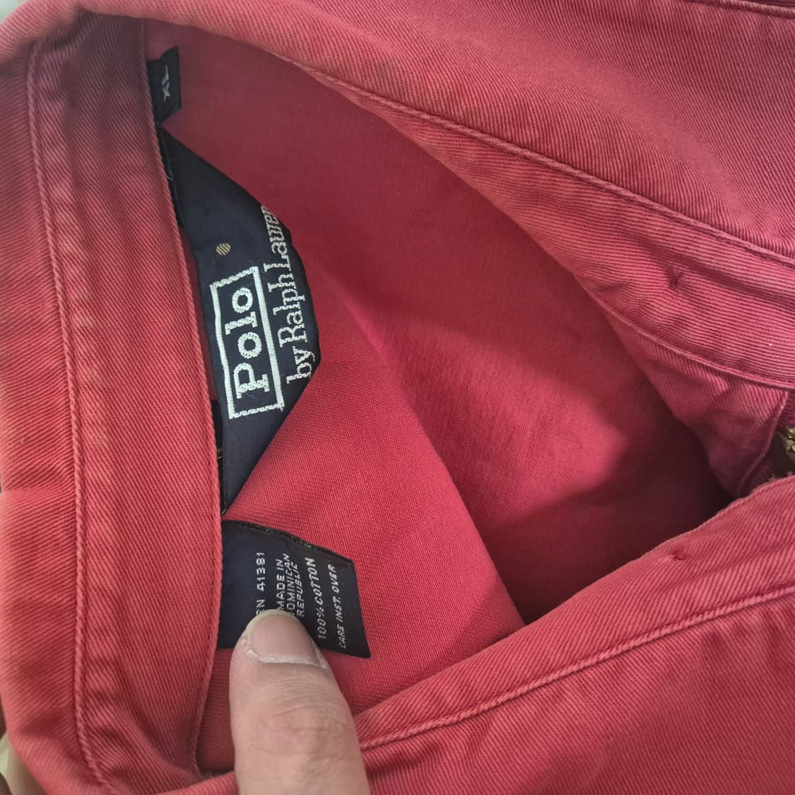 80-90's 폴로 polo 레드 워싱 스윙톱 자켓  상품이미지5