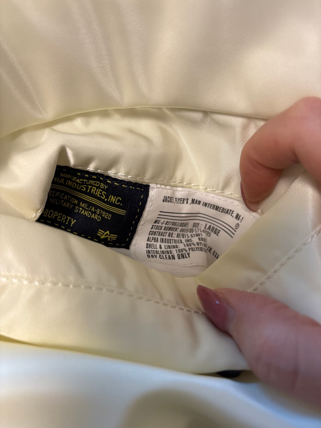 알파 alpha 마원자켓 라지 상품이미지4